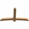 Ekena Millwork Bellingham Timber Gable Bracket, Western Red Cedar, 72"W x 42"H x 3 1/2"D x 5 1/2"F, 14/12 Pitch GBW072X42X0406BEL00SWR - alternate 2